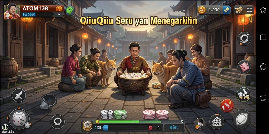 Tampilan gameplay seru dan menegangkan di ATOM138.
