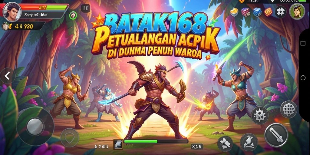 Gameplay seru di dalam dunia penuh aksi dan warna.