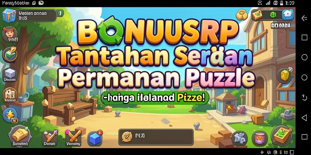 Tampilan gameplay menarik dengan berbagai puzzle yang menantang.