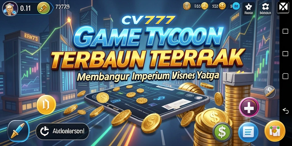 Gameplay seru CV777 yang menampilkan manajemen bisnis Tycoon.