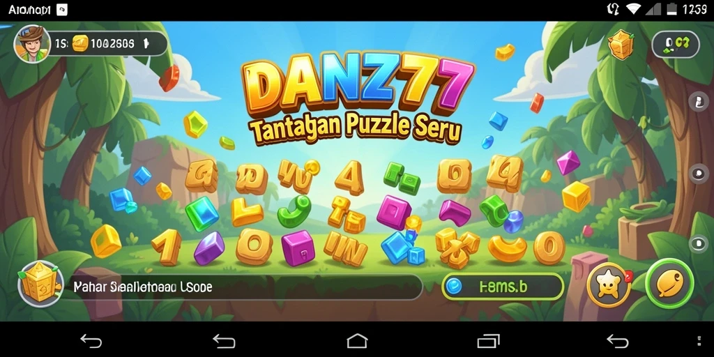 Tampilan gameplay seru dari DAN777 yang penuh warna.