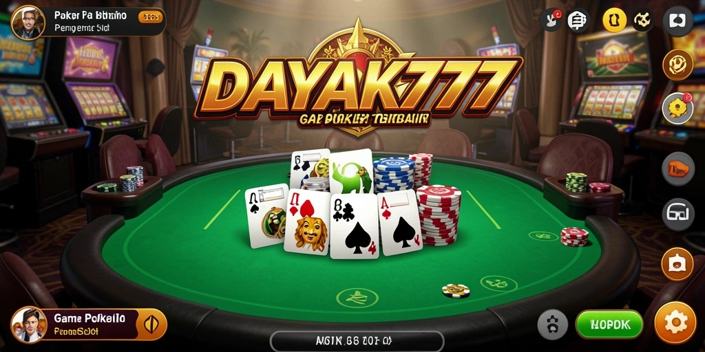 Gameplay seru di DAYAK777 dengan pengalaman poker yang mendebarkan.