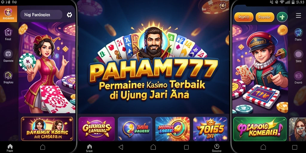 Screenshot PAHAM777 menampilkan gameplay seru di kasino.