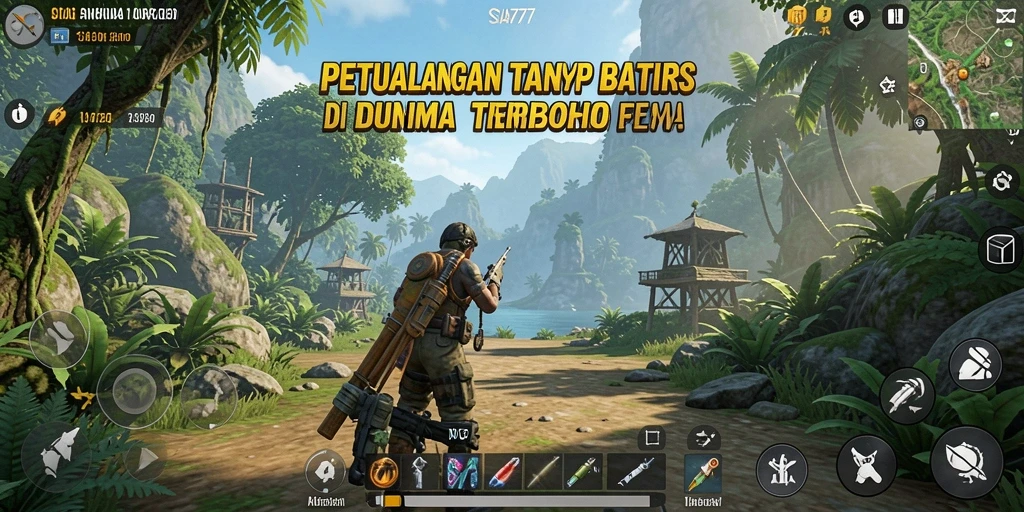 Tampilan gameplay Open World yang epik di SIA777.