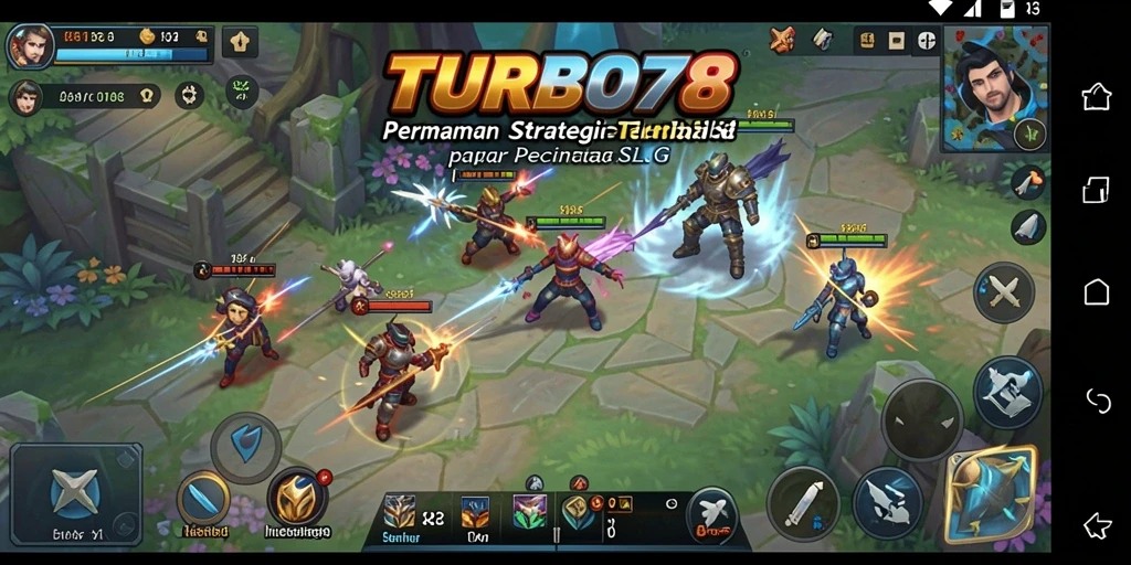 Tampilan gameplay menarik dalam TURBO78 dengan strategi SLG yang mendalam.