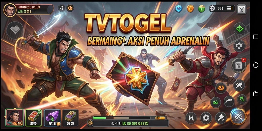 Tampilan gameplay menegangkan di <strong>TVTOGEL</strong> yang penuh aksi.